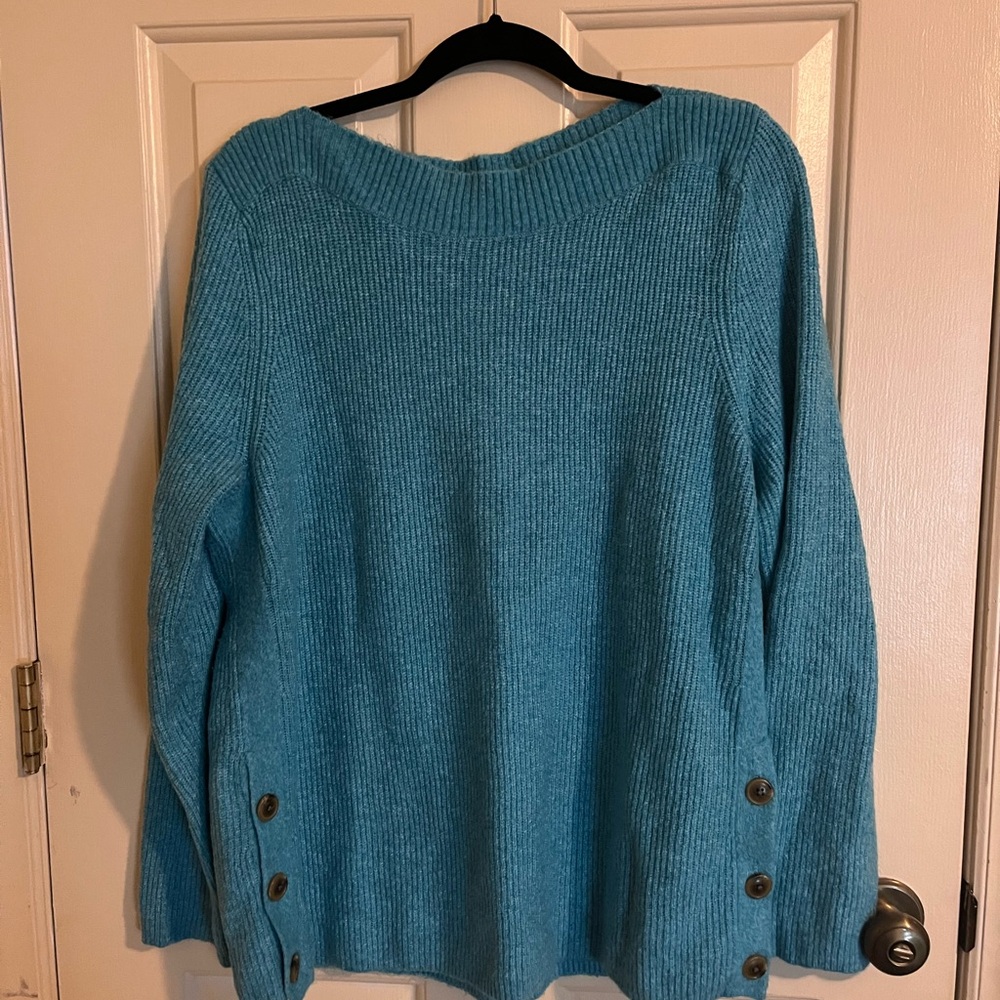 Talbots XL sweater, bateau neck